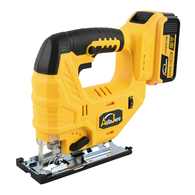 Autojare QXJ2004 20V High Efficiency Certified GS for Industrial DIY Woodwork Battery Powered Brushed Motor Cordless Jig Saw