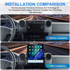 Navihua 12" Touch Screen Car DVD Multimedia Navigation GPS Android Audio for Toyota Land Cruiser LC70/71/76/78/79 2007-2023 - Product Image 4