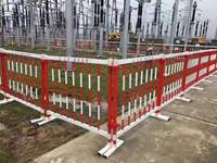 Barrera de Tráfico Extensible Aislada, Portátil, de Alta Resistencia, en Amarillo/Rojo/Negro/Rojo/Verde, Barrera de Seguridad, Barandilla, Superventas