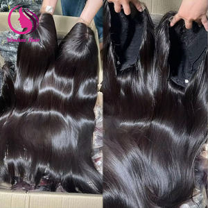 باروكة شعر بشري طبيعي فيتنامي هندي بطول 40 بوصة، شعر مستقيم طويل، دانتيل أمامي عالي الدقة 13×6 بدون غراء، باروكة أمامية من الدانتيل من الموردين - Product Image 2