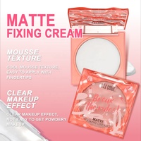 Nouvelle poudre de réglage de contrôle de l'huile maquillage compact crème de fixation mate imperméable longue durée poudre pressée de marque privée