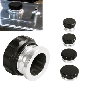 OD 1.5'' Aluminium Billet Oil <strong>Cap</strong> , Universal Weldable Oil Tank <strong>Cap</strong> Welded on Water Fuel Tank <strong>Caps</strong> for All Models - Product Image 1