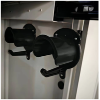 Armoire de rangement robuste en acier pour équipement d'équitation, coffre à équipement équestre en métal sur mesure pour écurie