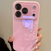 Coque de protection antichoc en verre trempé couleur bonbon pour appareil photo iPhone 17 16 15 14 13 12 Pro Max, coque arrière rigide NOUVEAU