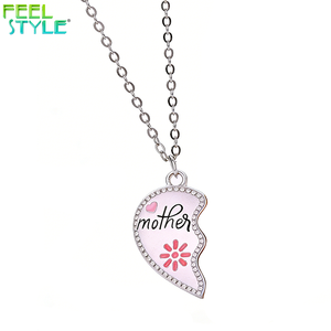 Mini Collar con Corazón <span class=keywords><strong>de</strong></span> Zirconia 5A, Acero Inoxidable 316L, Grabado Personalizado, Temática <span class=keywords><strong>de</strong></span> <span class=keywords><strong>Amor</strong></span>, Chapado en Plata y Oro PVD, Regalo - Product Image 6