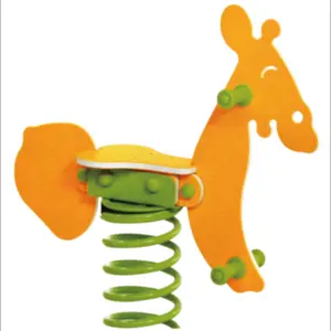 Parque temático de alta calidad paseos giroscopio humano paseos para la venta Rider Rocking Horse Spring jinete para niños