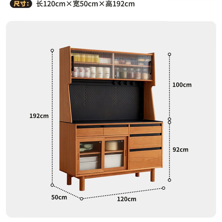 [Bois de cerisier] Armoire de 1,2&nbsp;M