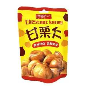 Wholesale 60g Peeled Sweet Ready-to-eat Roasted Chestnuts Peeled Roasted Organic Chestnut Kernel Product