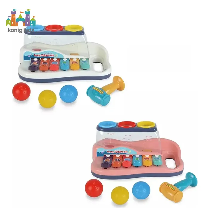 Konig mainan edukasi anak-anak Xylophone Mainan Edukatif juguetes mainan bayi 12-18 bulan mainan Montessori