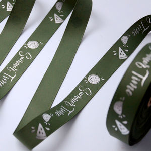 Rollo de Cinta de Grosgrain de Doble Cara con Borde de Alambre para Envolver Regalos, Venta al Por Mayor - Product Image 4