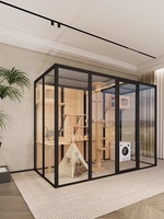 Cage pour chat en alliage d'aluminium