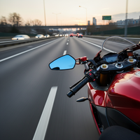 Rétroviseur universel pour moto, accessoires de moto, rétroviseur pliable, rétroviseur réfléchissant, rétroviseur inversé