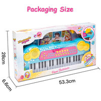 Instruments de musique Microphone de jeu pour enfants Jouets 37 touches Clavier électrique Piano Orgue électrique pour débutants
