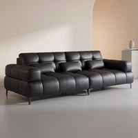 Neues Modell Modernes Günstiges Ledersofa-Set Wohnzimmermöbel Günstige Großhandels-Couch Leder-Wohnzimmersofas für den Heimgebrauch