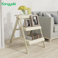 Kangyale Moderne Intérieur Ménage Escaliers Pliants Échelles Portables Pliantes Polyvalentes Plate-Forme d'Échelle Pliable en Aluminium