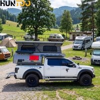 Huntoo Camping en plein air tout-terrain, camping-car de haute qualité personnalisable à côtés rigides, pliable, pour pick-up