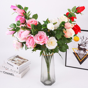 Rosas Artificiales de Alta Fidelidad, Multicolores, Simulación, Decoraciones para Bodas y Hogar - Product Image 1