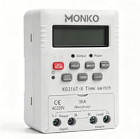 Saklar Timer Digital MONKO 30A 220V Saklar Kontrol Waktu Model KG316T-X