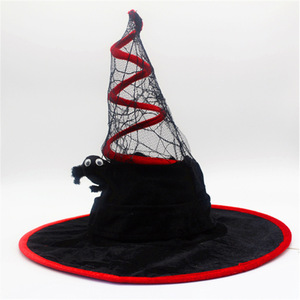 Accesorios de fiesta de Halloween Decoración <span class=keywords><strong>Sombrero</strong></span> de bruja de terciopelo <span class=keywords><strong>canario</strong></span> Accesorios de Halloween <span class=keywords><strong>Sombrero</strong></span> de mago - Product Image 3