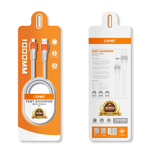 LDNIO LS601 nouvelle arrivée ldnio-<span class=keywords><strong>cable</strong></span>-usb câble de charge tipo c 1M 30w TPE câble de données - Product Image 1