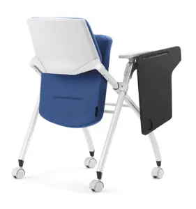 GS-1795D Patent Triangle Folding Study Training Chair With Writing Tablet