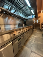 Équipement de cuisine pour hôtel 5 étoiles, restaurant commercial, hotte d'extraction à double paroi en acier inoxydable 201/304 avec filtres à déflecteurs