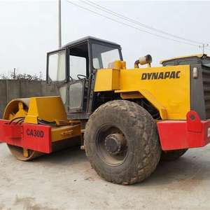 Fabricado en Japón Usado Dynapac Single Road Roller CA25D/CA251D/CA30D/CA301D Funciones potentes Motor de excelente rendimiento - Product Image 1