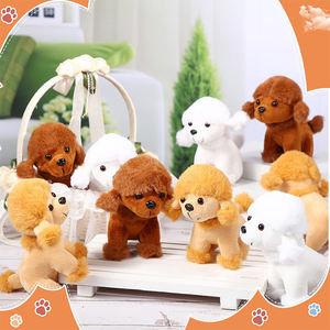 Juguete de peluche de perro adorable al por mayor, recuerdo de fiesta, <span class=keywords><strong>mini</strong></span> poodle de peluche, muñeco suave, regalos para baby shower y cumpleaños - Product Image 3