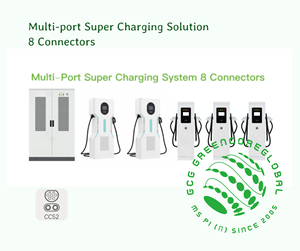 محطة شحن GCG بقدرة 480 كيلوواط مع موصلات متعددة CCS2 للتركيب الأرضي مع نظام OCPP ومعتمدة CE لمحطات شحن السيارات الكهربائية - Product Image 5