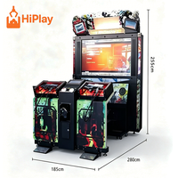 Máquina recreativa de disparos ligeros de lujo para 2 jugadores, simulador de videojuegos operado con monedas para centros de entretenimiento y FEC