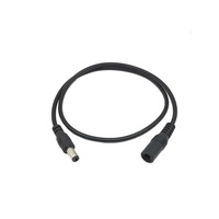 5,5mm X 2,1mm Stecker auf 4-Pin Mini-DIN-Stecker DC-Stromadapterkabel für DVD LCD TV PC Barcode-Drucker CCTV-Kamerasystem Ladegerät