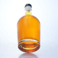 Fournisseur OEM/ODM de bouteilles en verre à fond épais pour spiritueux, conteneur haut de gamme avec bouchon à vis et sérigraphie pour Cachaça