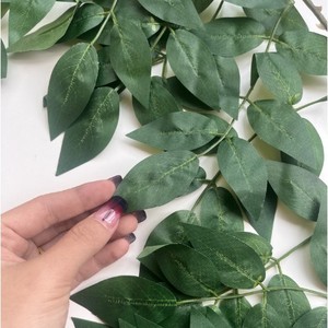 Enredaderas Artificiales de Glicinia de 2.2 Metros de Altura, Hojas de Simulación Realista, Decoraciones para Bodas al Aire Libre y Hogar - Product Image 2