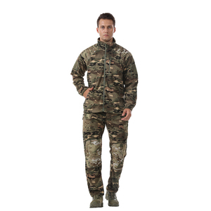 Veste polaire en polyester DF ESDY A162 pour sports de plein air, automne/hiver, col montant, double face, épaisse et chaude - Product Image 1