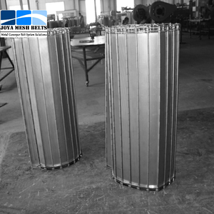 Havaalanı bagaj kullanımı için uçuş ile paslanmaz çelik ağır Metal konveyör plakası bağlantı taşıyıcı bantlar - Product Image 5