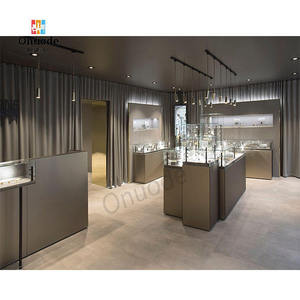 Custom Luxury <b>Watch</b> Store Display Furniture Solution with LED Lighting and Full Set Display for Shopping Malls - Product Image 4