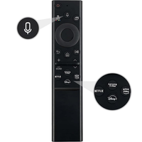 Control Remoto por Voz de Código Fijo BN59-01385A BN59-01385B de Alta Calidad con 4 Botones de Acceso Directo Compatible con Televisores Samsung en Stock