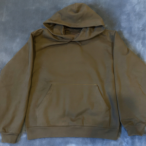 เสื้อฮู้ดดี้ซิปแบบโอเวอร์ไซส์ลายพรางสีน้ำตาลผ้าเฟรนช์เทอร์รี่ 500gsm สำหรับผู้ชาย สไตล์ดิสเทรส ผ้าฝ้ายหนา ใส่ได้ทั้งผู้ชายและผู้หญิง - Product Image 1