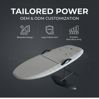 Planche de surf électrique hydrofoil nouvelle génération TaxFree Source, avec foil antidérapant en titane, poignées latérales, pour le surf en mer, jetboard, cruiser