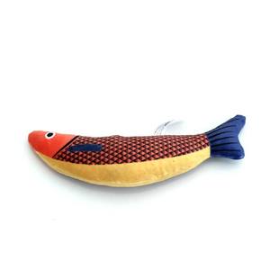 Juguete creativo duradero para gatos en forma de pez, divertido juguete de algodón para mascotas con hierba gatera para moler los dientes para perros, viene con bolsa de papel - Product Image 3