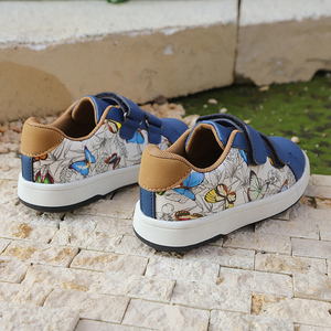 高品質男の子春秋カジュアルウォーキングシューズ軽量ソフト快適TPRアウトソール - Product Image 4