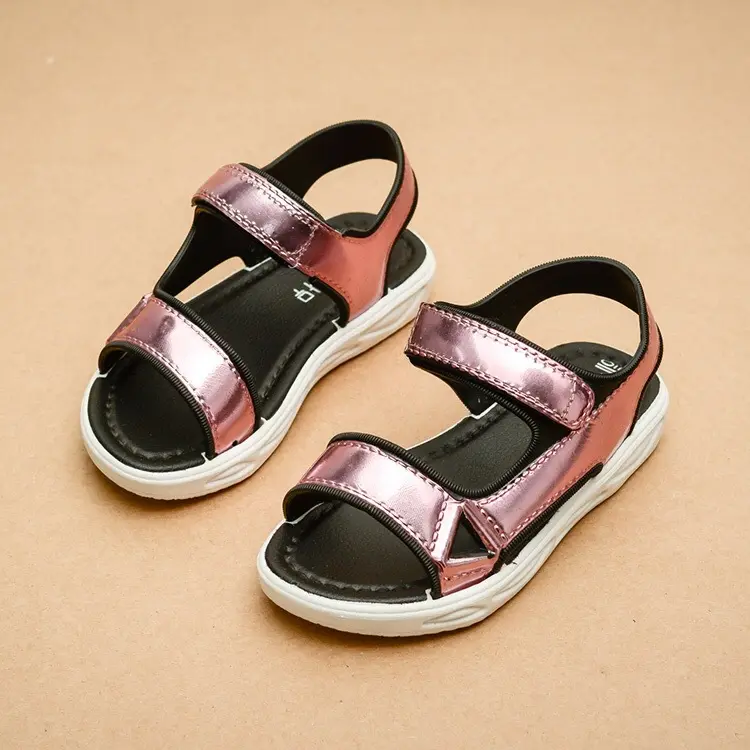Fashion Lovely Solid Children Sandals Sports Summer Beach Girls Boys Shoes High Quality Breathable Cute Kids Sneakers Toddlers