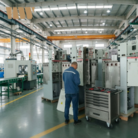 Appareillage de distribution d'énergie triphasé modulaire 630A, isolé au gaz SF6 12kV, prêt pour les réseaux intelligents, en coffret métallique, IP67, RMU