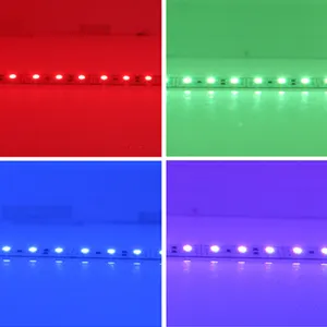 Fabbrica all'ingrosso SMD 5050 RGB 12v 60leds/m led barra luminosa a strisce rigide/luci di striscia intelligenti