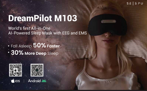 La Primera Máscara de Sueño Todo en Uno con IA del Mundo, con EEG y <span class=keywords><strong>EMS</strong></span>, Máscara Inteligente para Dormir con Terapia de Calor, Tecnología Biohacking - Product Image 3