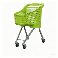 Chariot de courses miniature en plastique pour enfants, ensemble de jouets OEM/ODM pour la maison, le supermarché, la vente au détail et les aires de jeux pour enfants