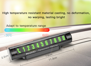 C68 2024 vendita calda protezione della Privacy notte luminoso numero di telefono cellulare targa temporanea - Product Image 6