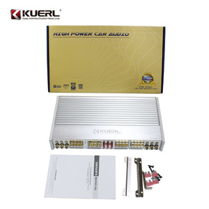 เครื่องขยายเสียงรถยนต์ KUERL 6 แชนแนล 6x100W คลาส AB ระบบเสียงกำลังสูงสำหรับใช้ในรถยนต์ - Product Image 1