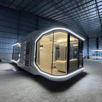 Casa Capsula Spaziale Portatile di Lusso, Architettura Ecologica, Installazione Rapida, Alta Qualità per Soggiorni Panoramici