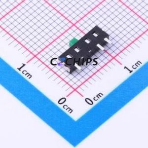K3-1392M-E1 Slide Switch SMD Switch Single Pole Double Throw Rectangle Pin Header SMD Tab 5mm - Product Image 2
